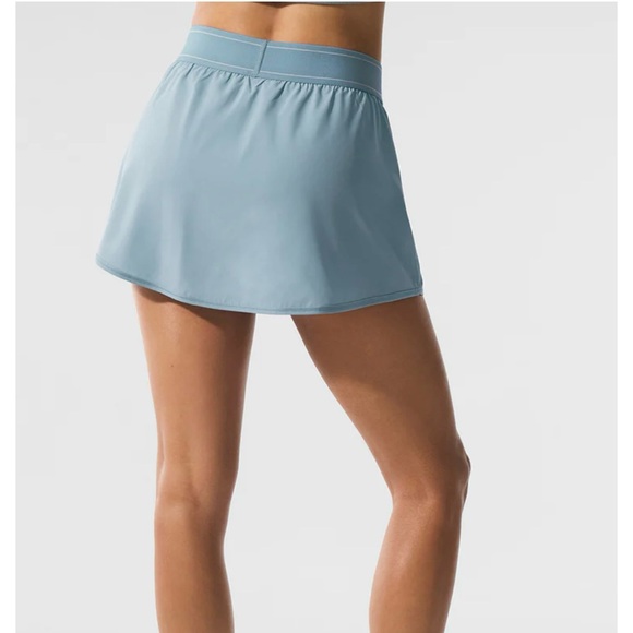 Alo Match Point Tennis Skirt NWT Celestial Blue - Picture 3 of 4